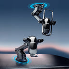 Dudao F5PRO+ automobilio laikiklis su siurbimo puodeliu - juodas -- Cell phone holders