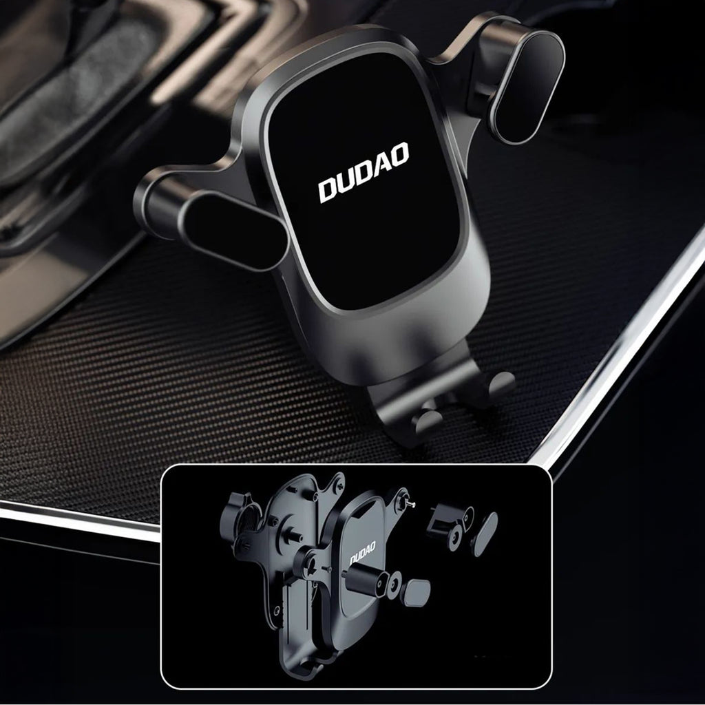Dudao F5PRO+ automobilio laikiklis su siurbimo puodeliu - juodas -- Cell phone holders