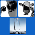Dudao F5PRO+ automobilio laikiklis su siurbimo puodeliu - juodas -- Cell phone holders