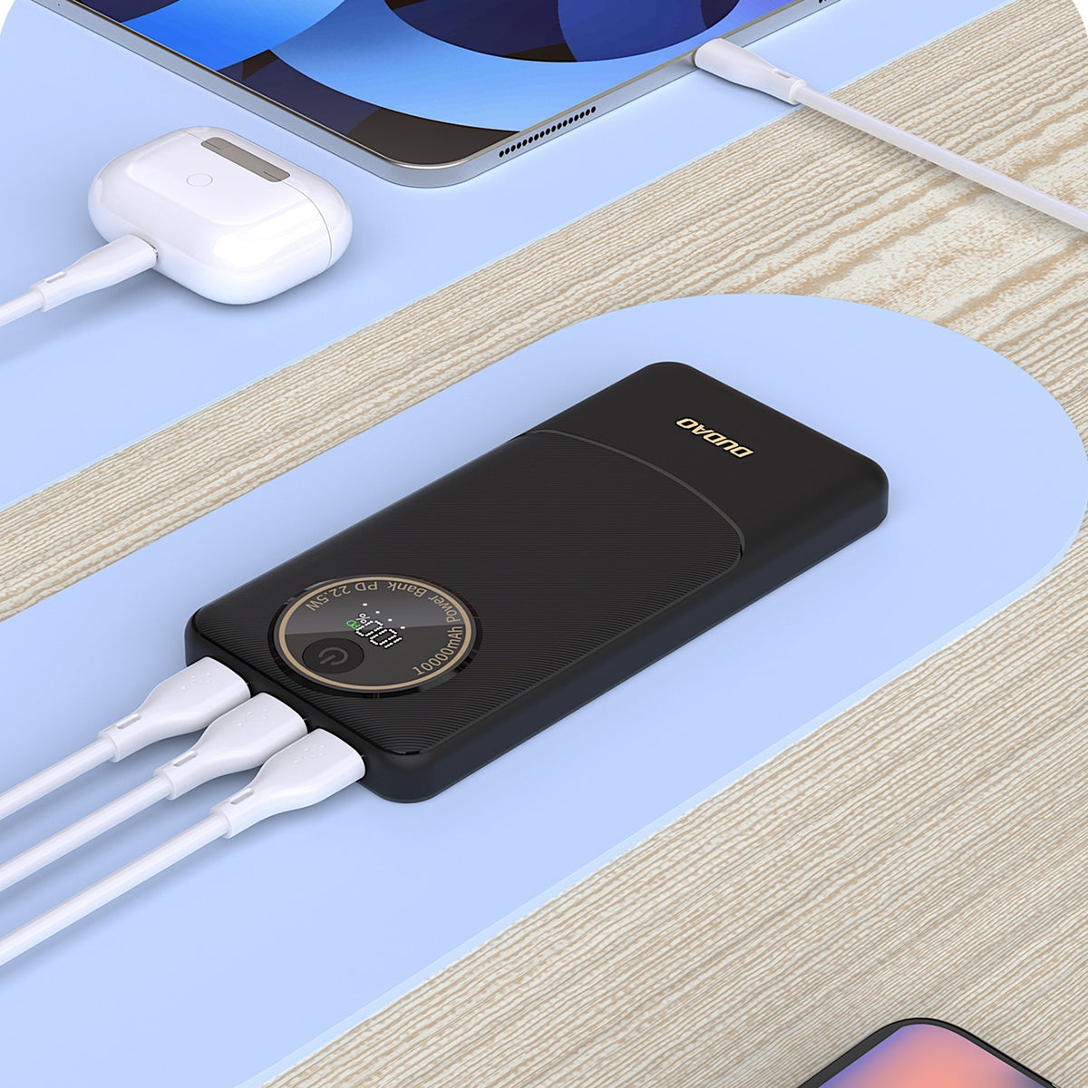 Dudao K12 Power Bank 10000mAh PD 22.5W USB-A USB-C – Juoda -- Powerbanks