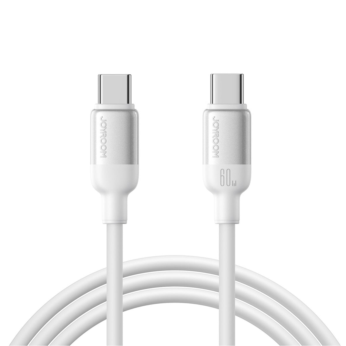 Joyroom S-A62 Lively Series 60W USB-C - USB-C kabelis 1,2m - balta -- Cell phone cables