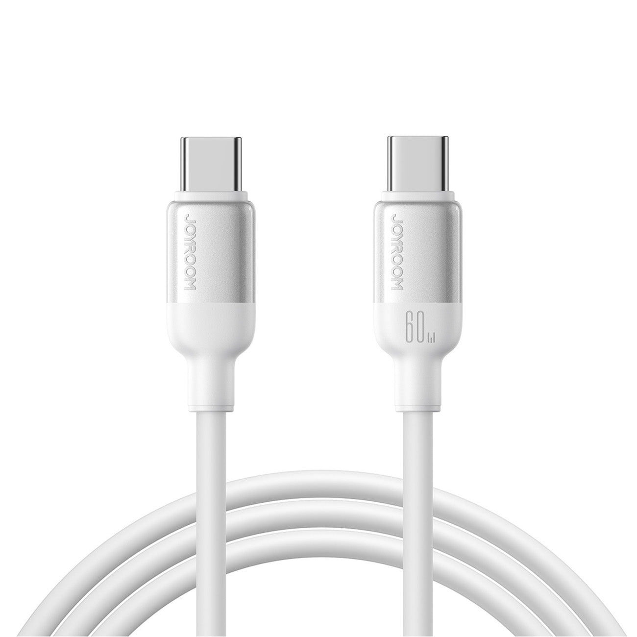 Joyroom S-A62 Lively Series 60W USB-C - USB-C kabelis 1,2m - balta -- Cell phone cables