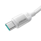 Joyroom S-A62 Lively Series 60W USB-C - USB-C kabelis 1,2m - balta -- Cell phone cables