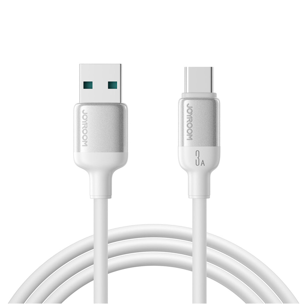 Joyroom S-A62 Lively Series 3A USB-A - USB-C kabelis 1.2 m - baltas -- Cell phone cables