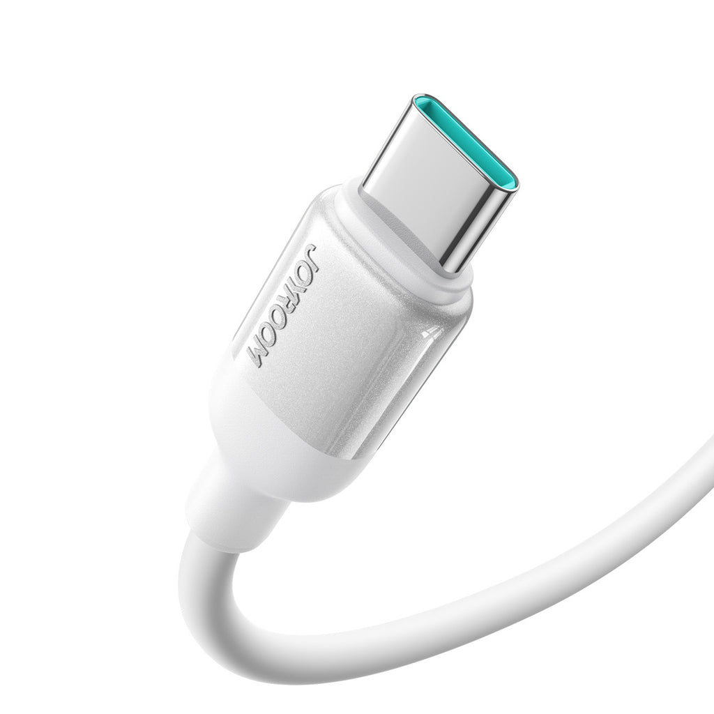 Joyroom S-A62 Lively Series 3A USB-A - USB-C kabelis 1.2 m - baltas -- Cell phone cables