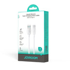 Joyroom S-A62 Lively Series 3A USB-A - USB-C kabelis 1.2 m - baltas -- Cell phone cables