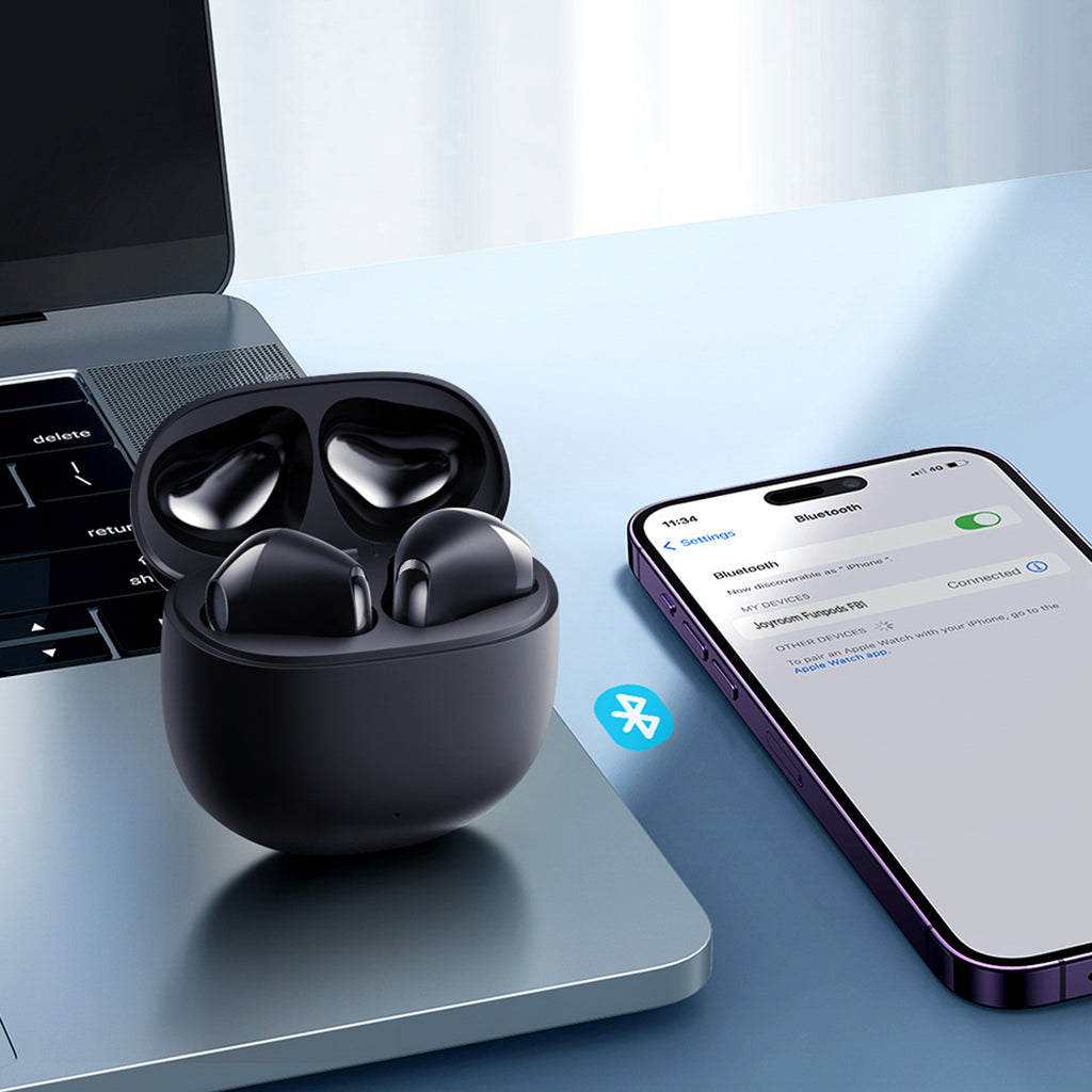Joyroom JR-FB1 Funpods Bluetooth 6.0 Į ausį TWS Belaidės Ausinės - Juodos -- Headphones