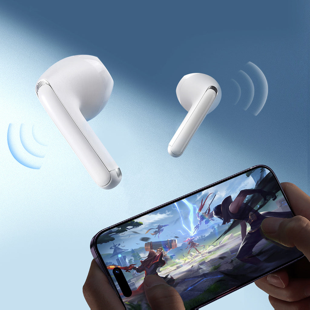 Joyroom JR-FB1 Funpods Bluetooth 6.0 Į ausį TWS Belaidės Ausinės - Baltos -- Headphones