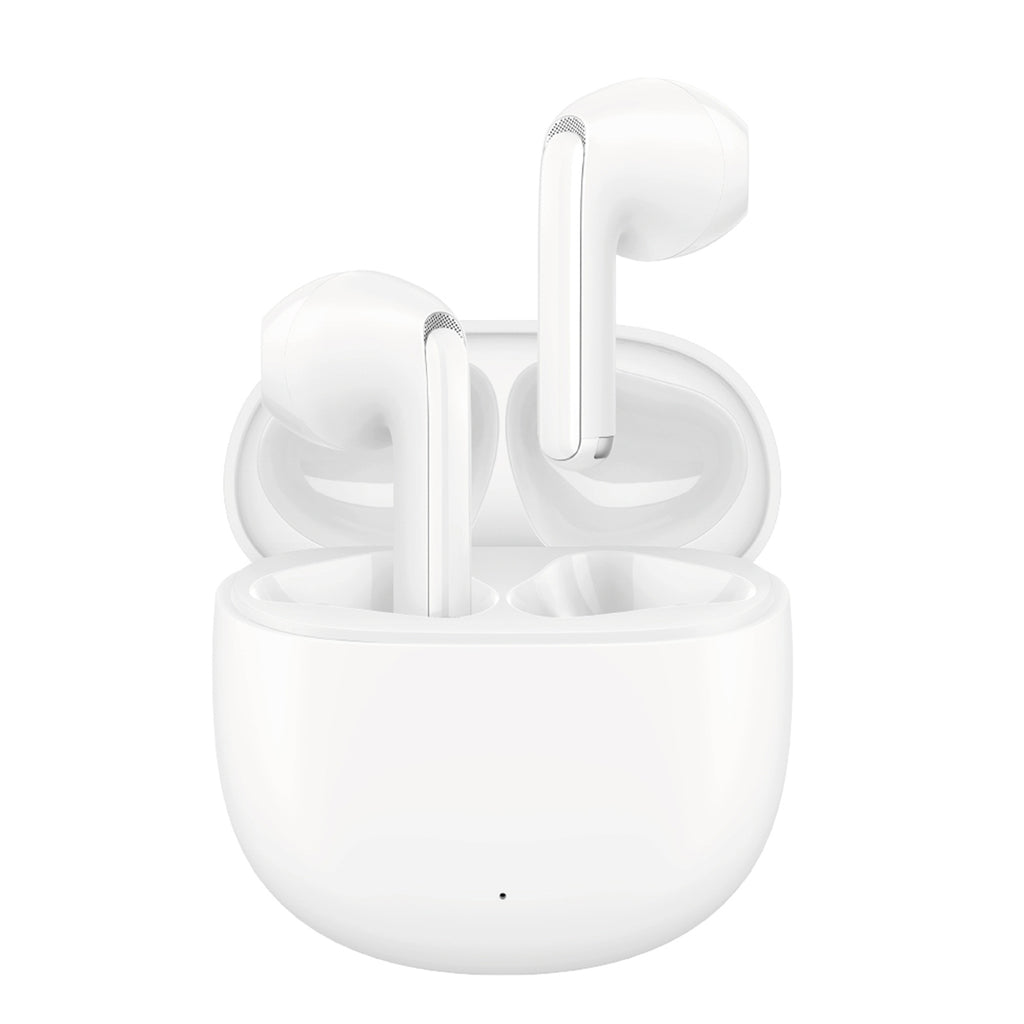 Joyroom JR-FB1 Funpods Bluetooth 6.0 Į ausį TWS Belaidės Ausinės su AI Funkcijomis - Baltos -- Headphones