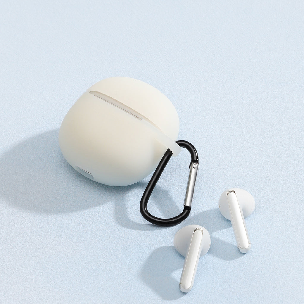 Joyroom JR-FB1 Funpods Bluetooth 6.0 Į ausį TWS Belaidės Ausinės su AI Funkcijomis - Baltos -- Headphones