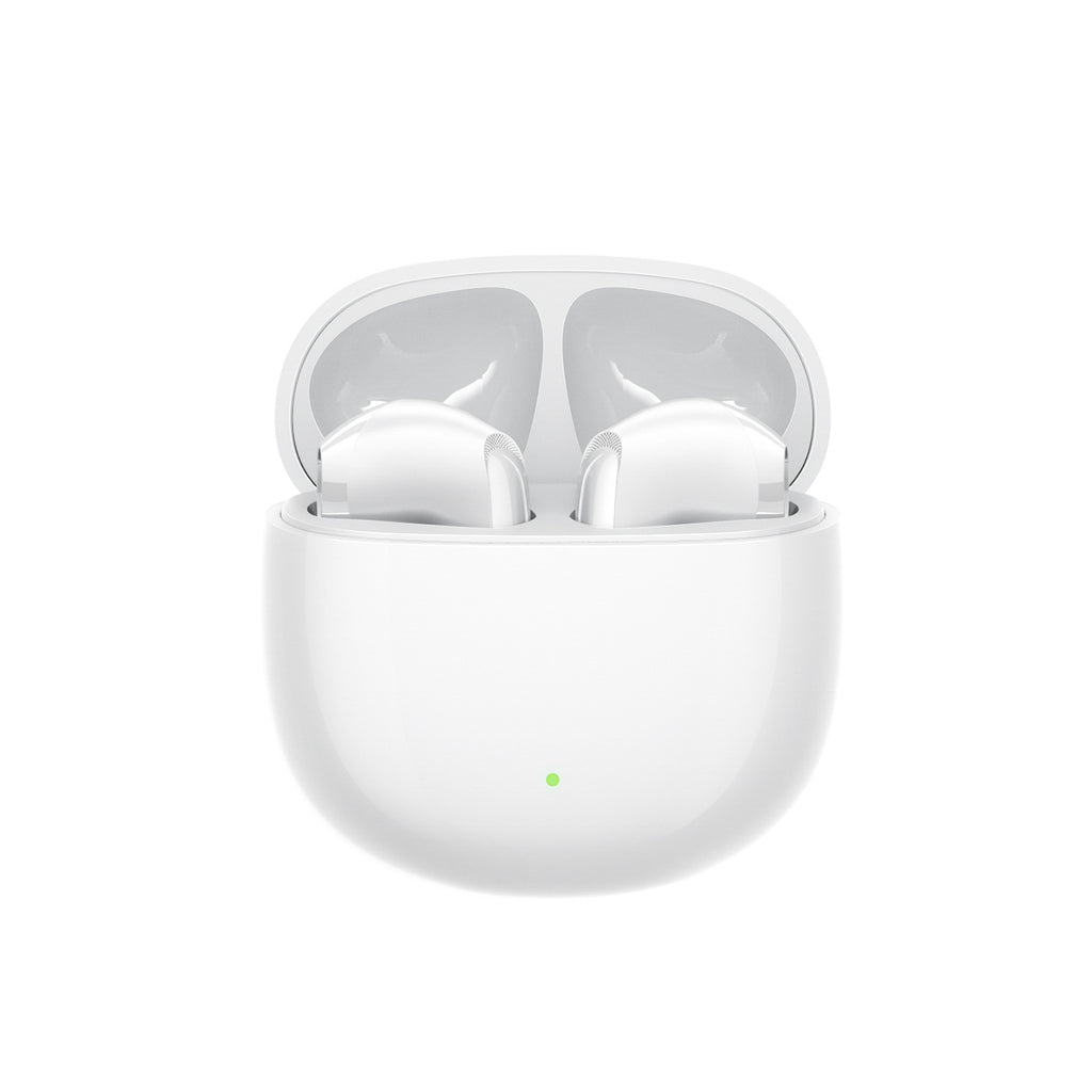 Joyroom JR-FB1 Funpods Bluetooth 6.0 Į ausį TWS Belaidės Ausinės su AI Funkcijomis - Baltos -- Headphones