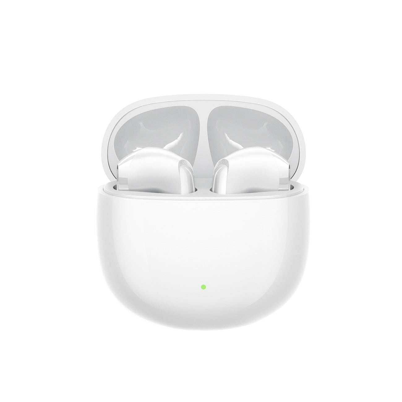 Joyroom JR-FB1 Funpods Bluetooth 6.0 Į ausį TWS Belaidės Ausinės su AI Funkcijomis - Baltos -- Headphones