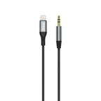 Dudao Lightning į mini jack 3.5mm garso kabelis 1m pilka (L11PRO) -- Audio Cables