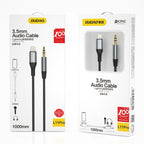 Dudao Lightning į mini jack 3.5mm garso kabelis 1m pilka (L11PRO) -- Audio Cables