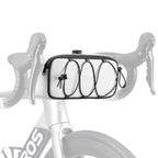 Rockbros TL001 ROAD TO SKY 1.9L Atsparus vandeniui dviračio krepšys vairamiui - Baltas -- Bicycle Bags