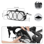 Rockbros TL001 ROAD TO SKY 1.9L Atsparus vandeniui dviračio krepšys vairamiui - Baltas -- Bicycle Bags