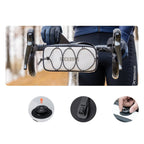 Rockbros TL001 ROAD TO SKY 1.9L Atsparus vandeniui dviračio krepšys vairamiui - Baltas -- Bicycle Bags