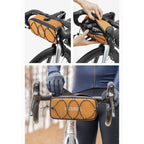 Rockbros TL001 ROAD TO SKY 1.9L Dviračio krepšys vairamiui atsparus vandeniui - Oranžinis -- Bicycle Bags