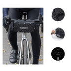 Rockbros TL001 ROAD TO SKY 1,9L vandeniui atsparus dviračio vairo krepšys - juodas -- Bicycle Bags