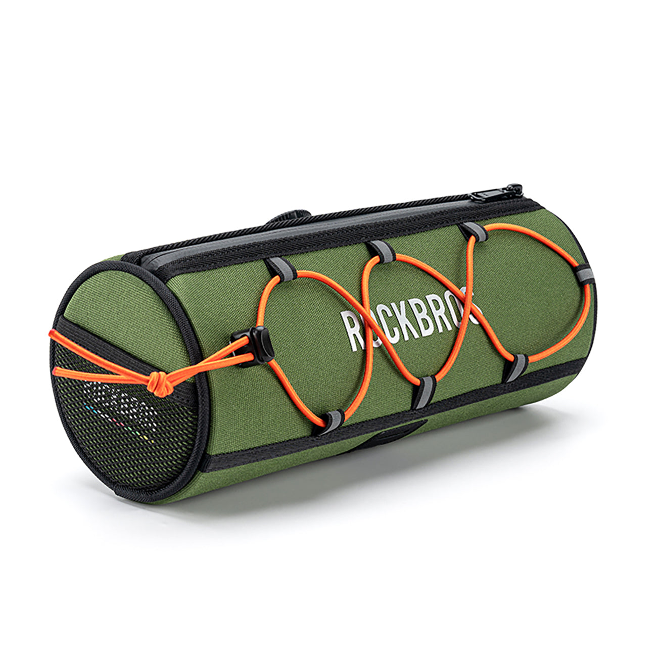 Rockbros TL002 ROAD TO SKY 1,5L vandeniui atsparus vairo krepšys - žalias -- Bicycle Bags