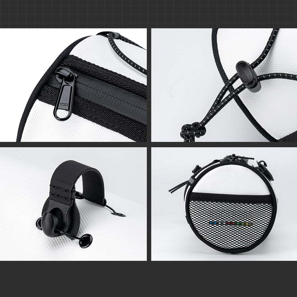 Rockbros TL002 ROAD TO SKY 1,5L vandeniui atsparus vairo krepšys - baltas -- Bicycle Bags