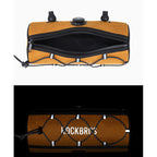Rockbros TL002 ROAD TO SKY 1,5L vandeniui atsparus vairo krepšys - oranžinis -- Bicycle Bags