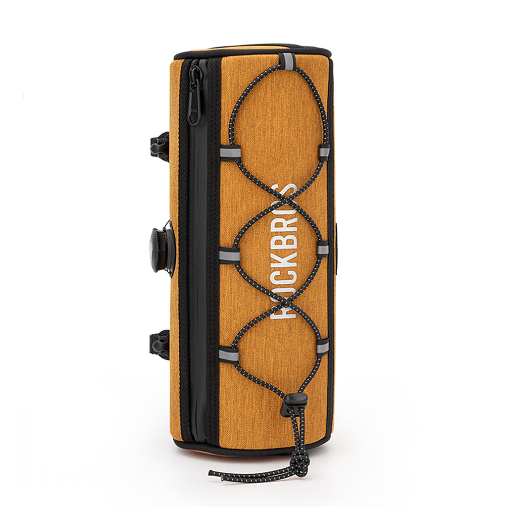 Rockbros TL002 ROAD TO SKY 1,5L vandeniui atsparus vairo krepšys - oranžinis -- Bicycle Bags