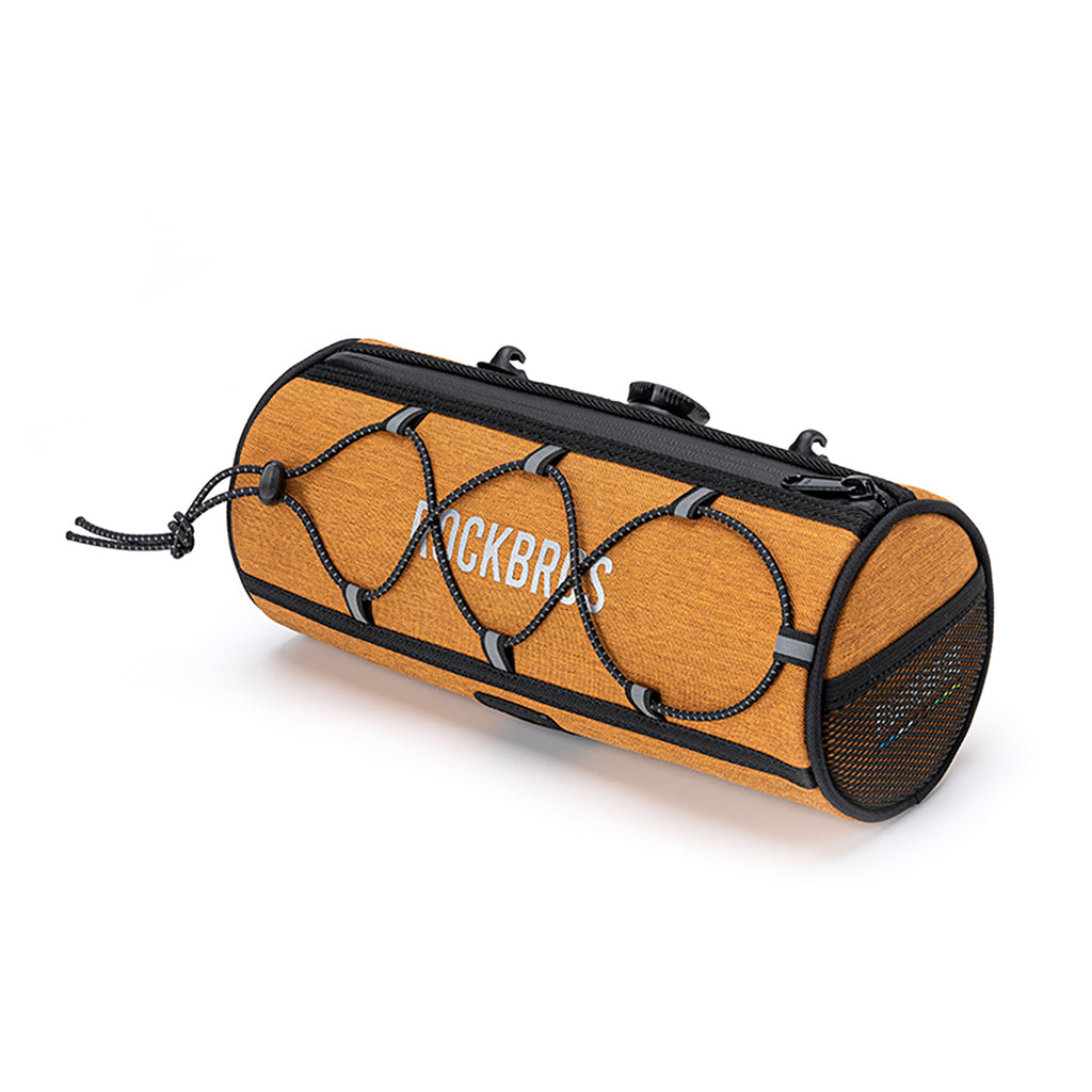 Rockbros TL002 ROAD TO SKY 1,5L vandeniui atsparus vairo krepšys - oranžinis -- Bicycle Bags