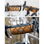 Rockbros TL002 ROAD TO SKY 1,5L vandeniui atsparus vairo krepšys - oranžinis -- Bicycle Bags