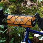 Rockbros TL002 ROAD TO SKY 1,5L vandeniui atsparus vairo krepšys - oranžinis -- Bicycle Bags