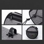 Rockbros TL002 ROAD TO SKY 1,5L vandeniui atsparus vairo krepšys - pilka -- Bicycle Bags