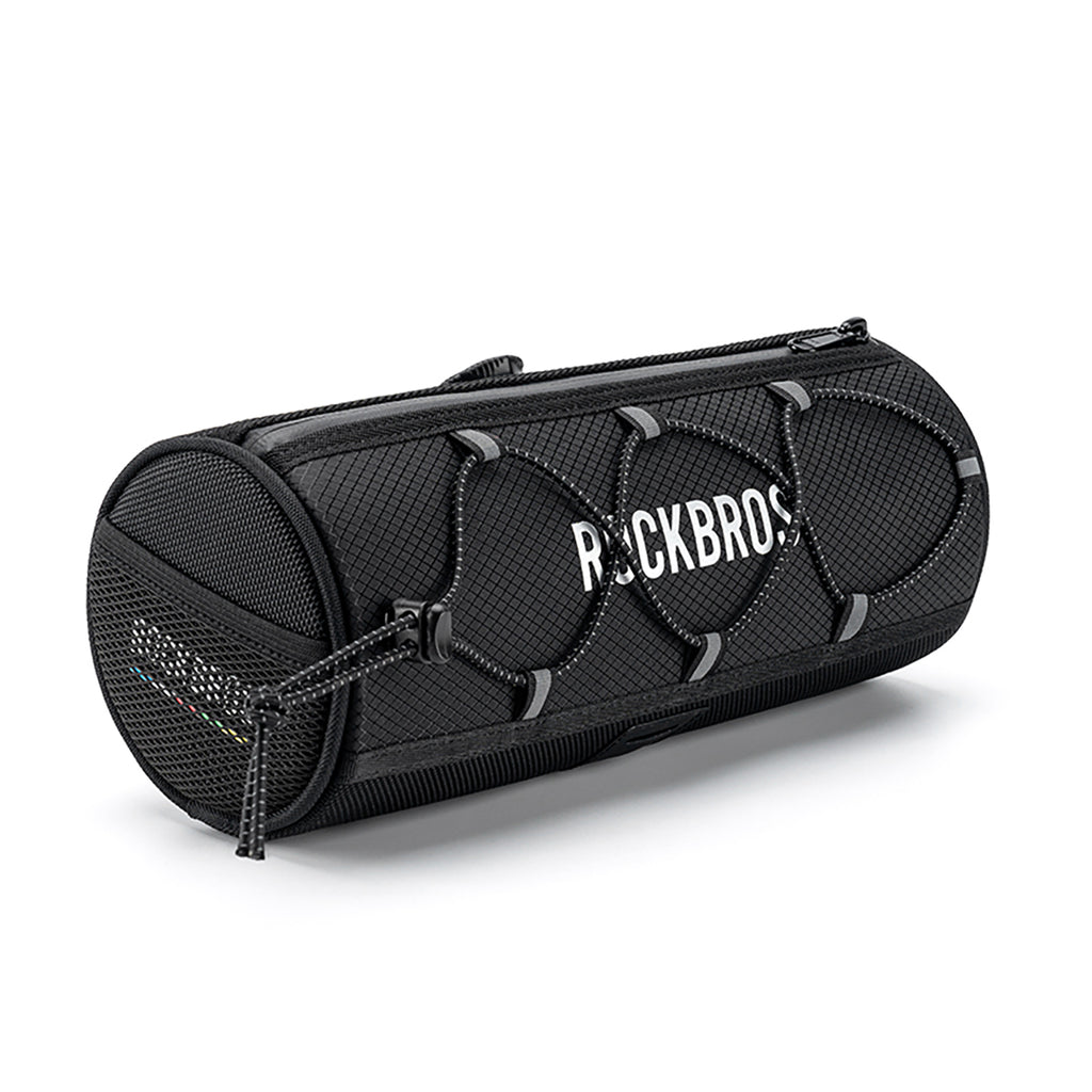 Rockbros TL002 ROAD TO SKY 1,5L nepralaidus vairo dviračio krepšys - Juodas -- Bicycle Bags