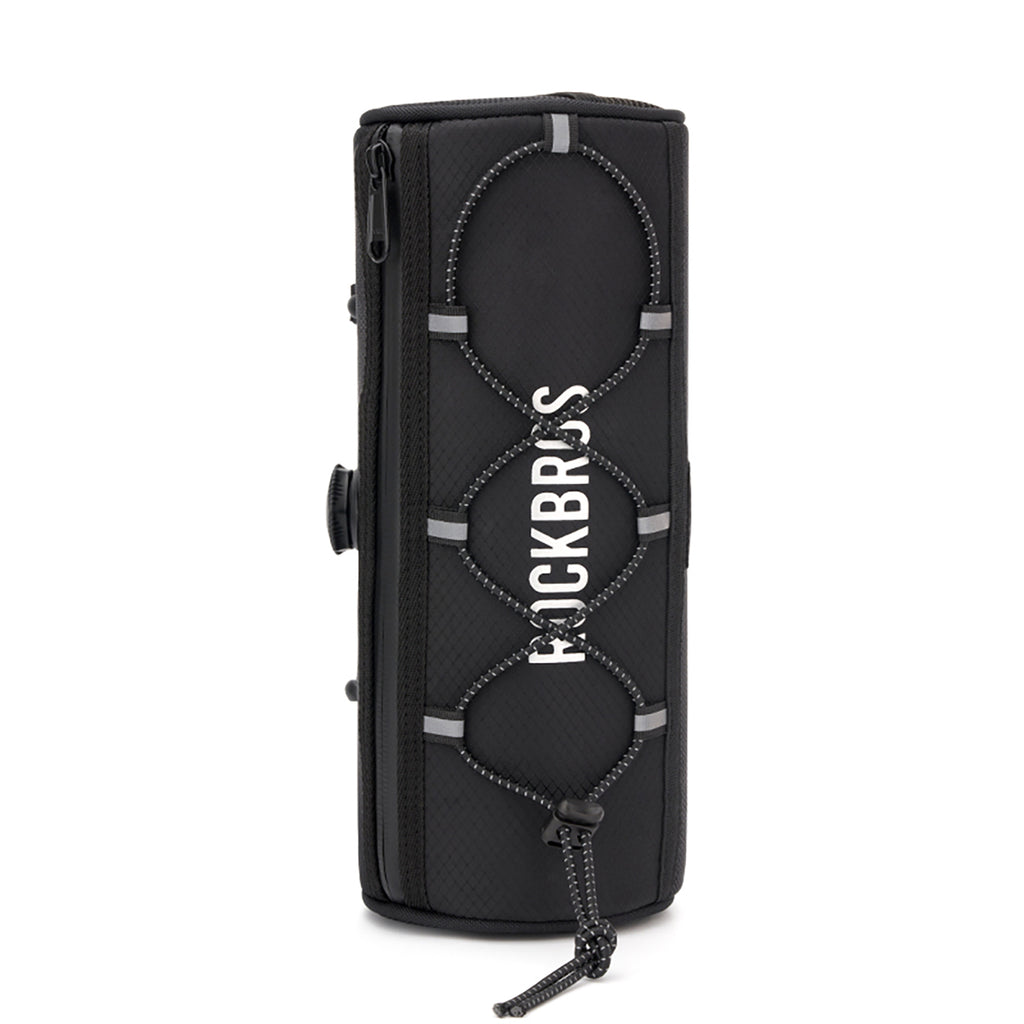 Rockbros TL002 ROAD TO SKY 1,5L nepralaidus vairo dviračio krepšys - Juodas -- Bicycle Bags