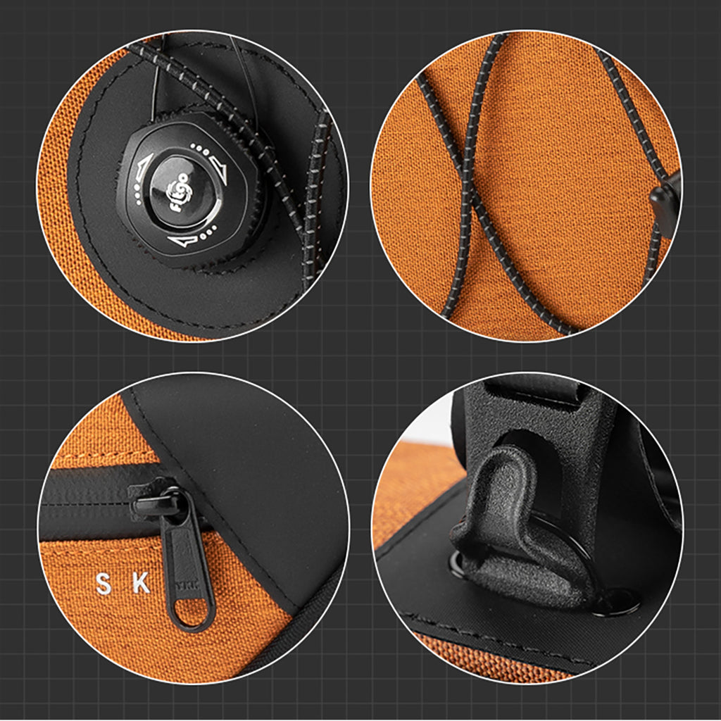 Rockbros TL003 ROAD TO SKY 2L rėmo krepšys nepralaidus - Oranžinis -- Bicycle Bags