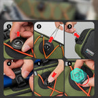 Rockbros TL003 ROAD TO SKY 2L rėmo krepšys atsparus vandeniui - žalia -- Bicycle Bags