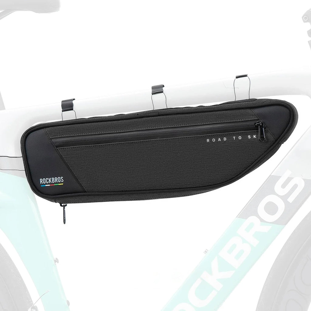 Rockbros TL003 ROAD TO SKY 2L rėmo krepšys atsparus vandeniui - juoda -- Bicycle Bags