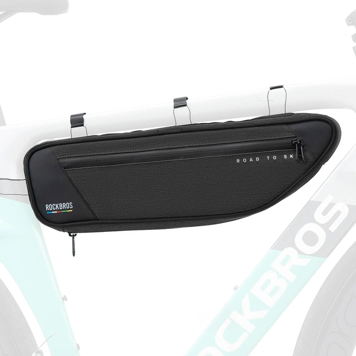 Rockbros TL003 ROAD TO SKY 2L rėmo krepšys atsparus vandeniui - juoda -- Bicycle Bags