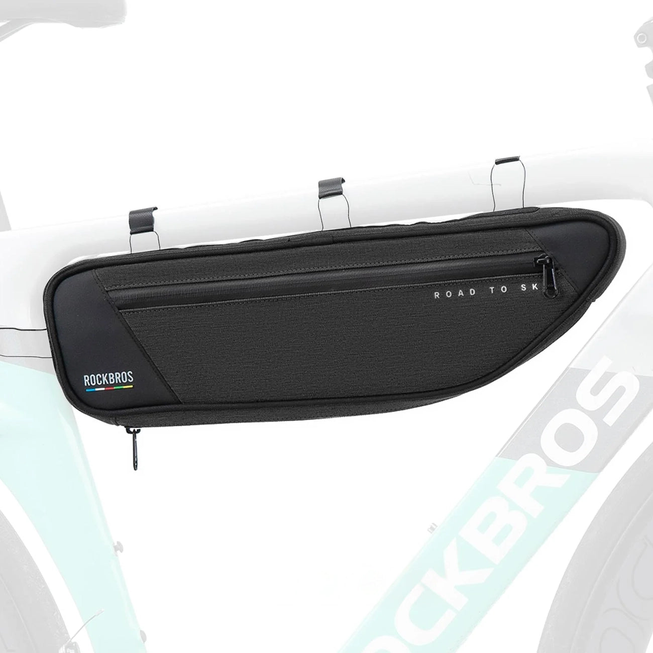 Rockbros TL003 ROAD TO SKY 2L rėmo krepšys atsparus vandeniui - juoda -- Bicycle Bags