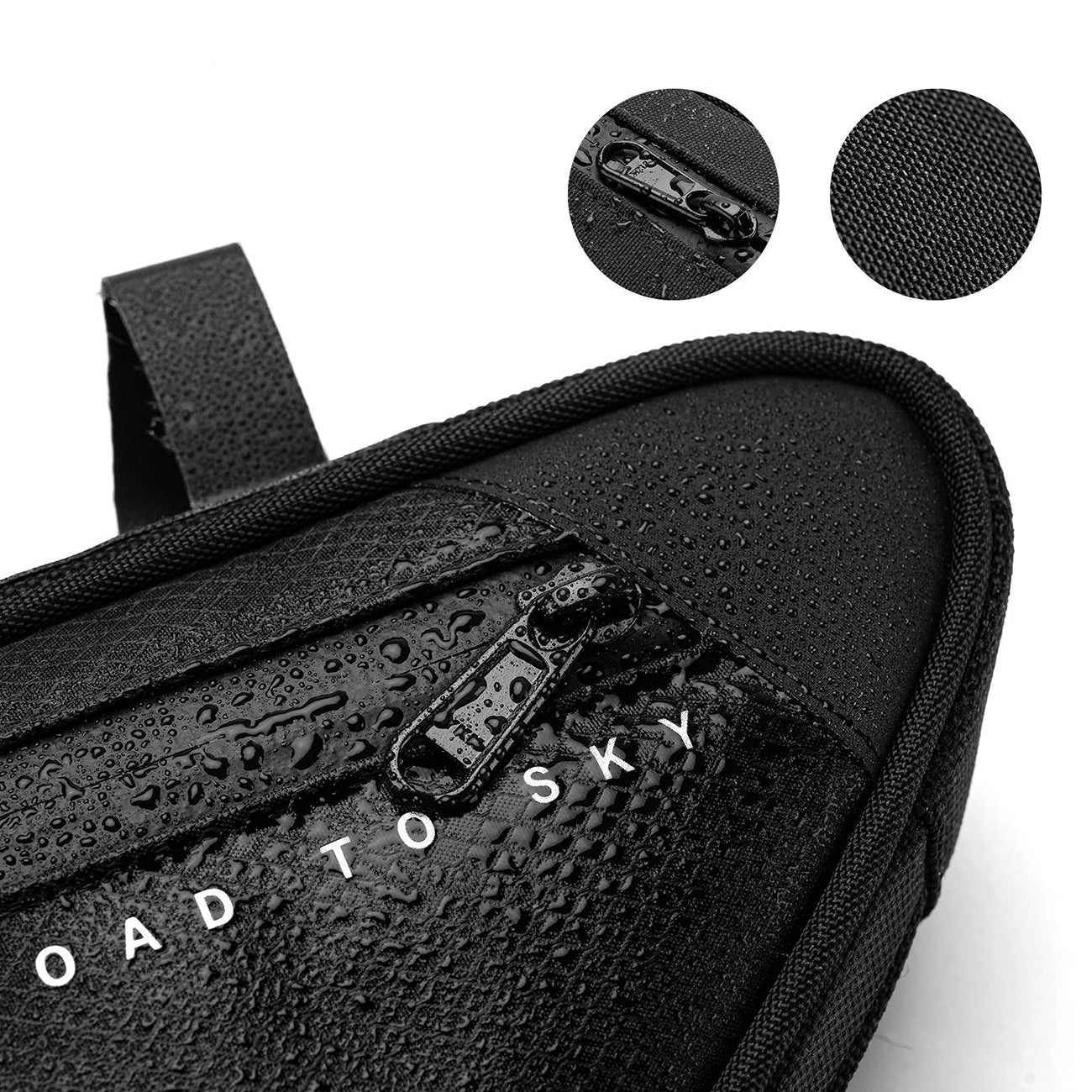 Rockbros TL003 ROAD TO SKY 2L rėmo krepšys atsparus vandeniui - juoda -- Bicycle Bags