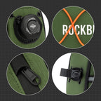 Rockbros TL004 ROAD TO SKY 0,7L atsparus vandeniui dviračio rėmo krepšys - žalia -- Bicycle Bags