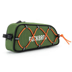 Rockbros TL004 ROAD TO SKY 0,7L atsparus vandeniui dviračio rėmo krepšys - žalia -- Bicycle Bags