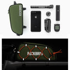 Rockbros TL004 ROAD TO SKY 0,7L atsparus vandeniui dviračio rėmo krepšys - žalia -- Bicycle Bags