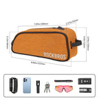 Rockbros TL004 ROAD TO SKY 0.7 l nepropūstamas rėmo krepšys - oranžinis -- Bicycle Bags