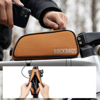 Rockbros TL004 ROAD TO SKY 0.7 l nepropūstamas rėmo krepšys - oranžinis -- Bicycle Bags