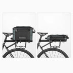 Rockbros A30 ROAD TO SKY sulankstomas dviračio bagažinės krepšys 15-30 L - pilkas -- Bicycle Bags