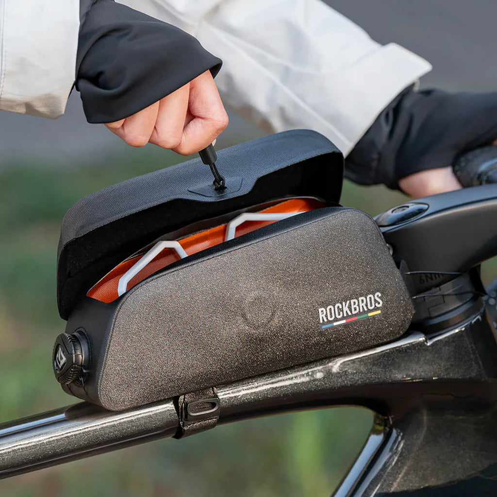 Rockbros AS-134 ROAD TO SKY nepropūstamas rėmo krepšys 0,6 l - juodas -- Bicycle Bags