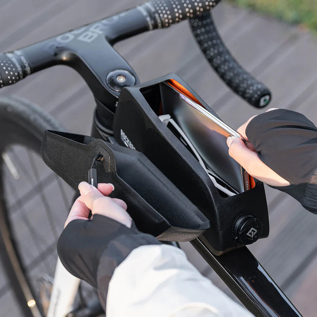 Rockbros AS-134 ROAD TO SKY nepropūstamas rėmo krepšys 0,6 l - juodas -- Bicycle Bags