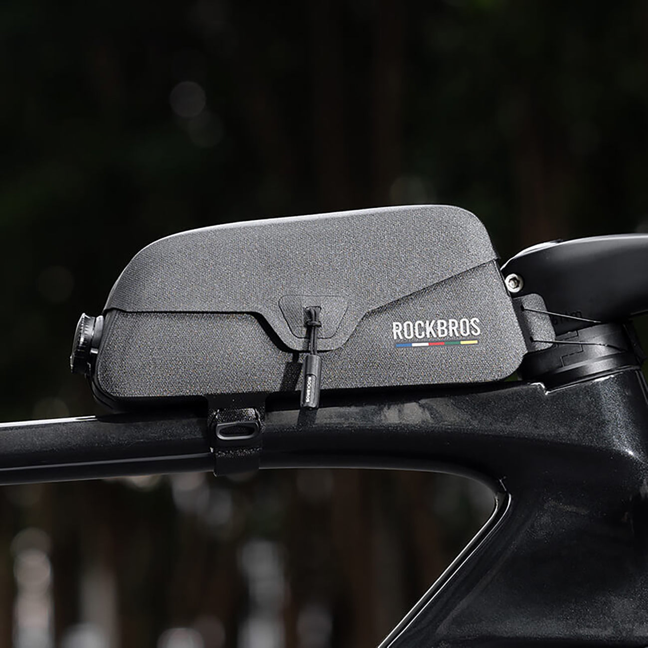 Rockbros AS-134 ROAD TO SKY nepropūstamas rėmo krepšys 0,6 l - juodas -- Bicycle Bags