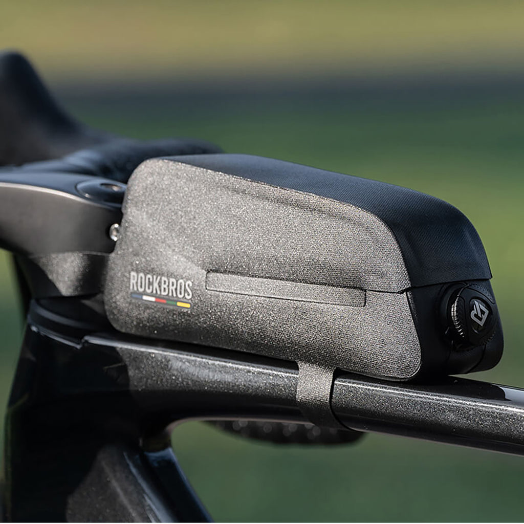 Rockbros AS-134 ROAD TO SKY nepropūstamas rėmo krepšys 0,9 l - juodas -- Bicycle Bags