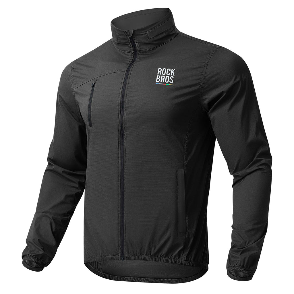 Rockbros TLWT002 ROAD TO SKY lengvas vėtrainis, S - juodas -- Cycling Jackets & Vests